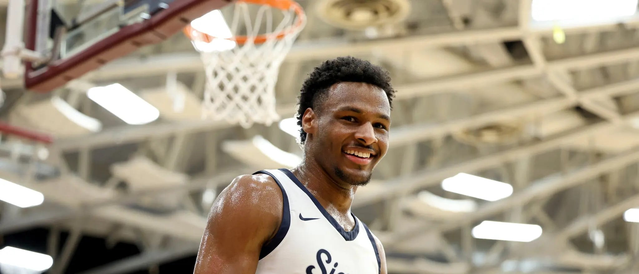 LeBron James' son Bronny James is stable following a cardiac arrest. - 1 LeBron James’ son Bronny James is stable following a cardiac arrest.