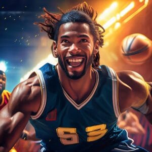 A high-energy action shot from a recent Warriors