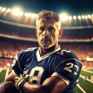 A professional photo of Bill Belichick coaching on the sidelines