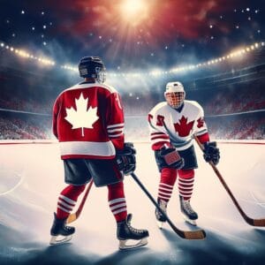 Canada vs USA Hockey Showdown