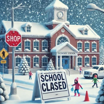 School Closures and Snowfall Reports