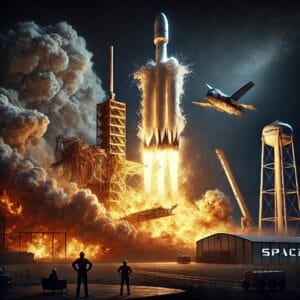 SpaceX Starship Rocket Launch Explosion 