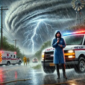 Tracking severe storms moving across Oklahoma