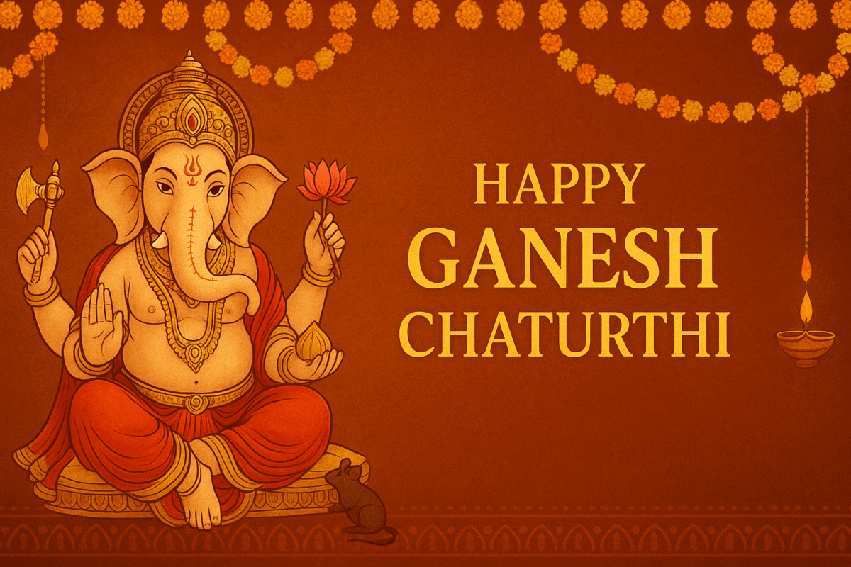 Ganesh Chaturthi 2025 in USA: Wishes, Aarti, Festival Dates, and the Divine Story of Lord Ganesha