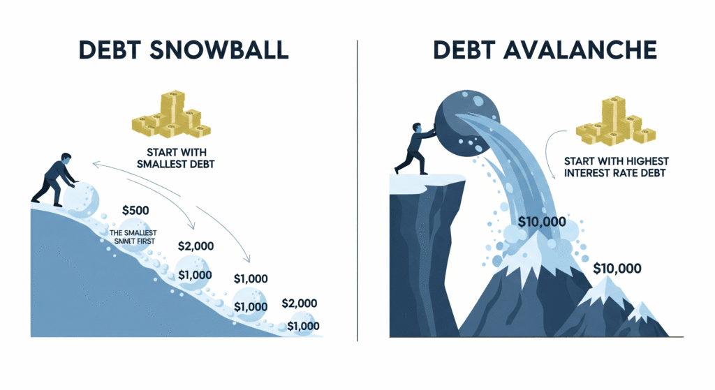 Debt Snowball vs Debt Avalanche