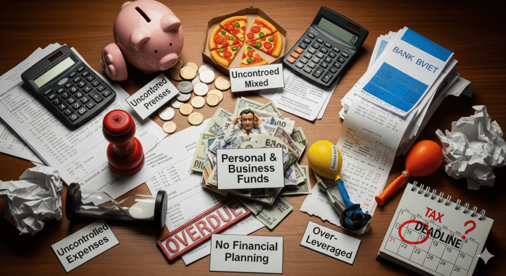 Top Financial Mistakes Small Business Owners