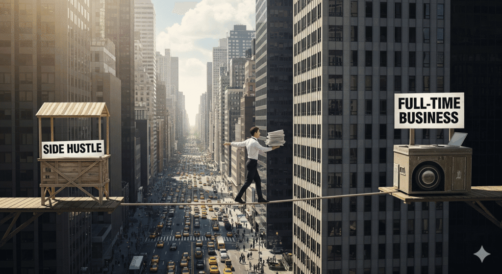 How to Scale a Side Hustle into a Full-Time Business in 2025