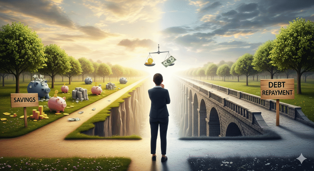 Should You Pay Off Debt or Save First