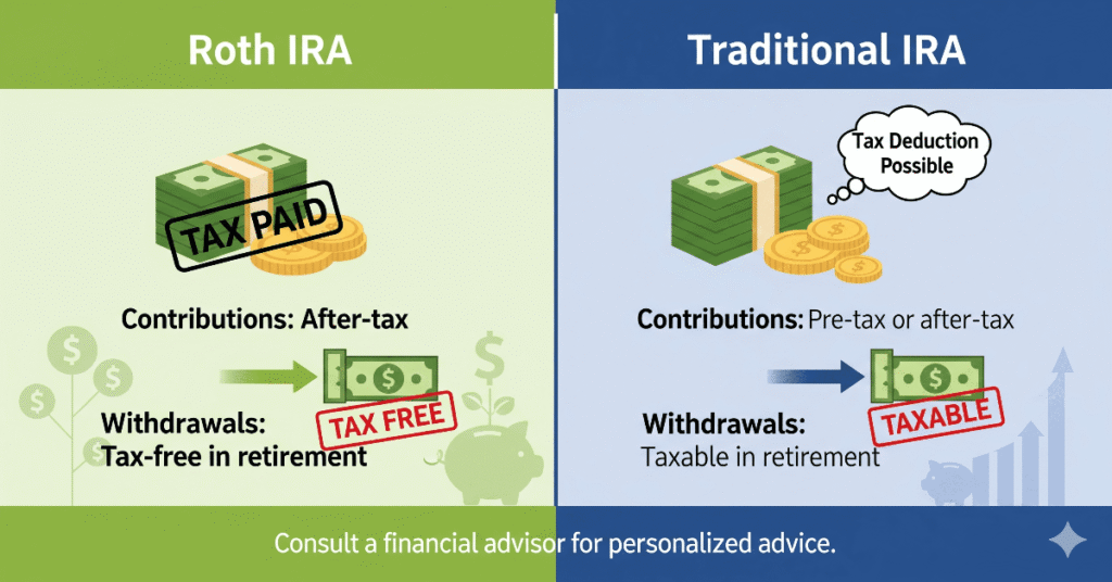 Roth IRA vs Traditional IRA Explained