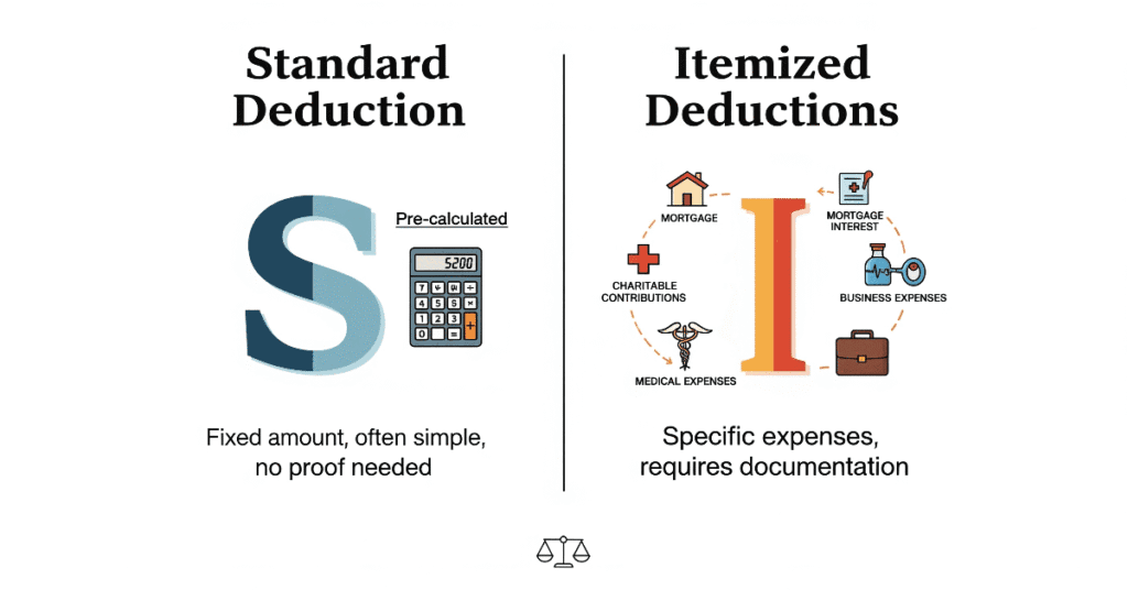 Standard Deduction vs Itemized Deductions Explained