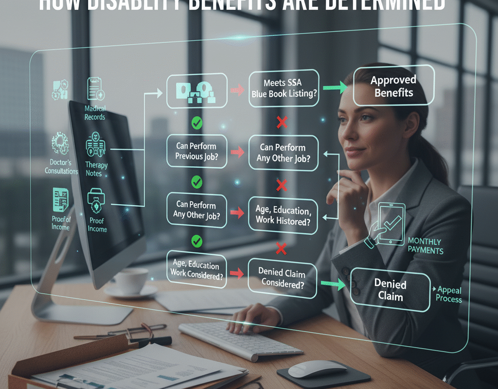How Disability Benefits Are Determined