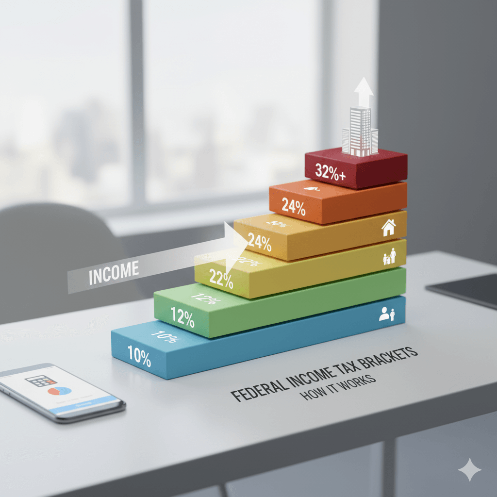 How Federal Income Tax Brackets Work