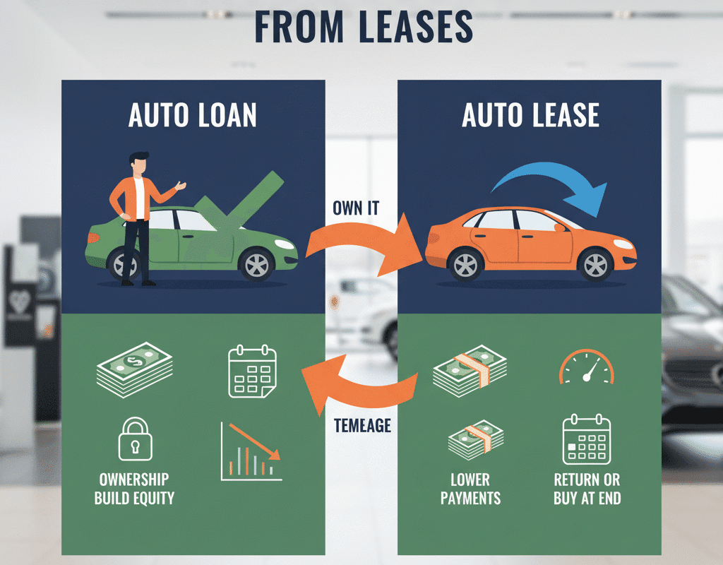 How U.S. Auto Loans Differ from Leases