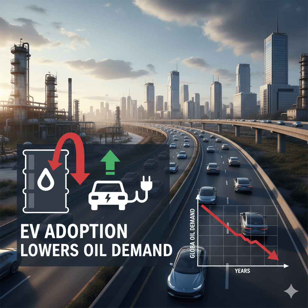 How Electric Vehicle Adoption is Reshaping Oil Demand
