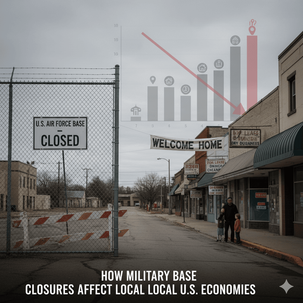 How Military Base Closures Impact Local U.S. Economies