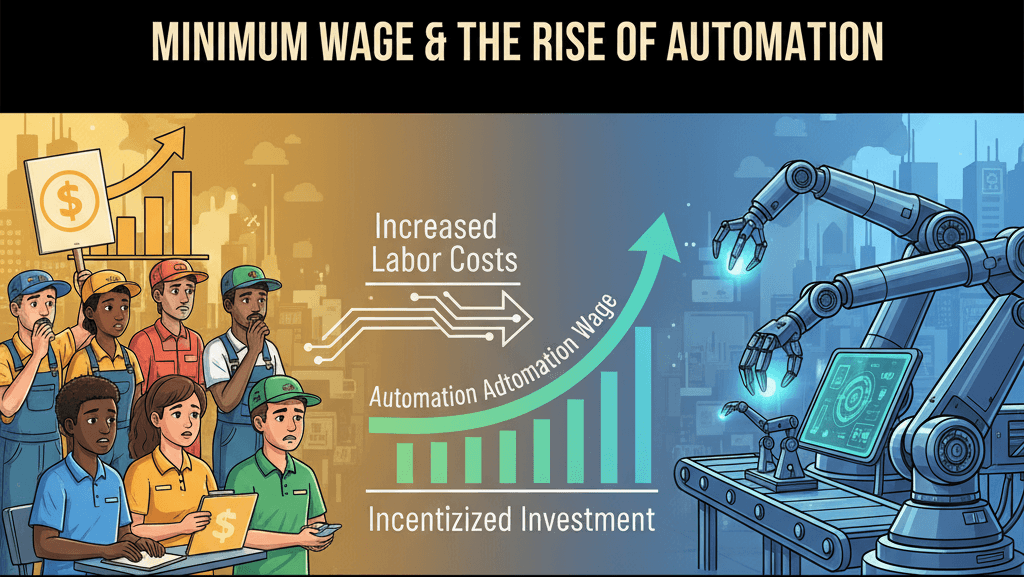 How Minimum Wage Hikes Influence Automation Investment