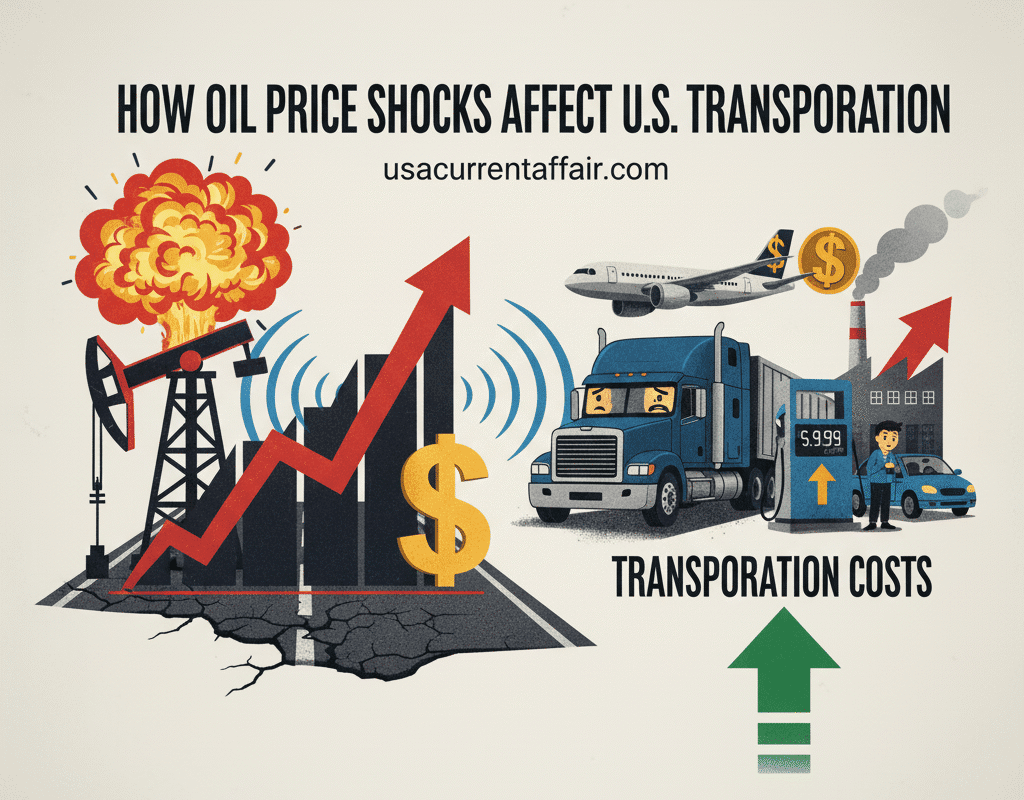 How Oil Price Shocks Impact U.S. Transportation Costs