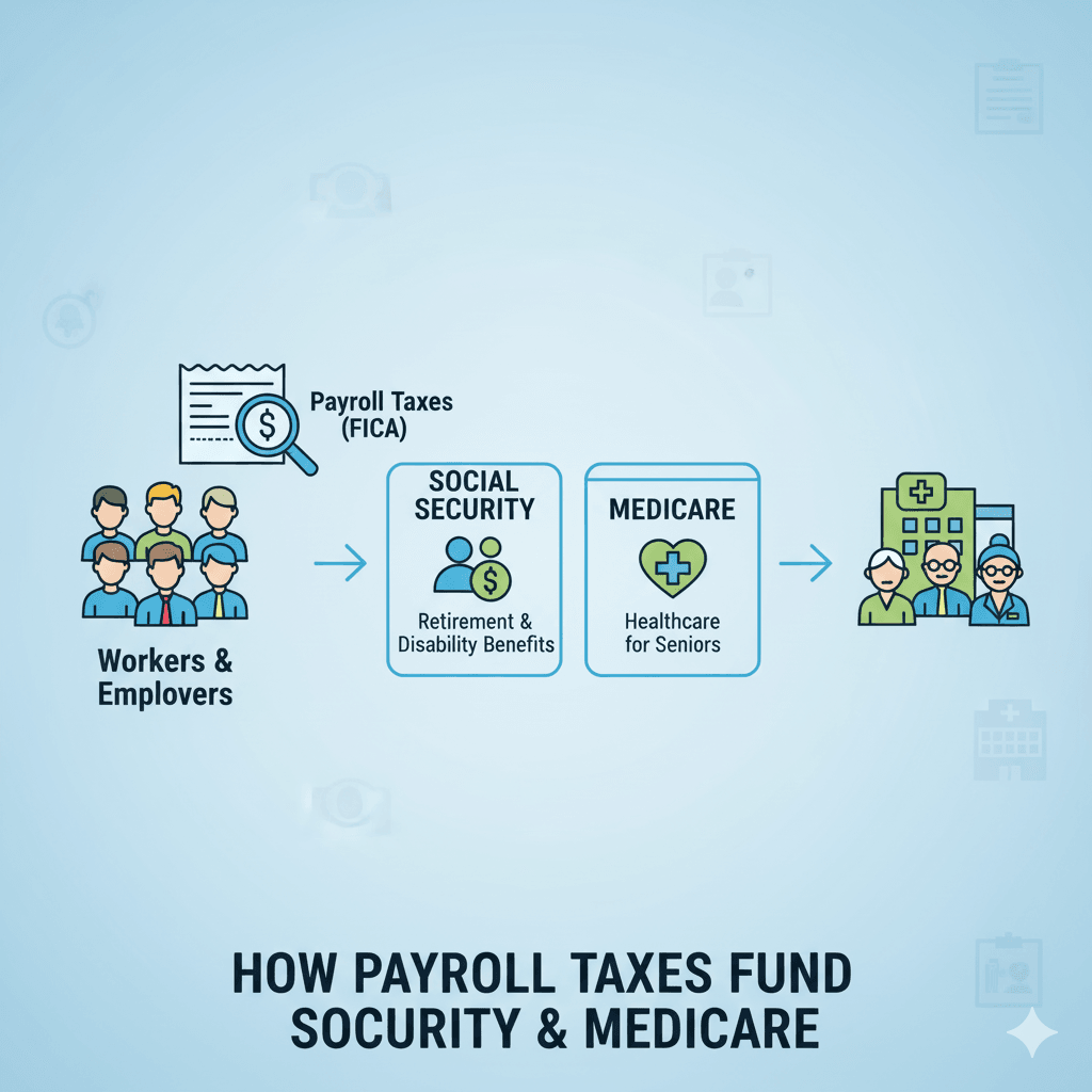How Payroll Taxes Fund Social Security and Medicare