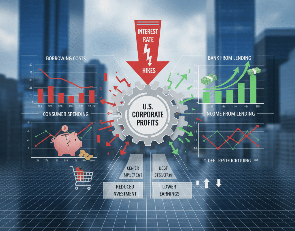 The Impact of Interest-Rate Hikes on U.S. Corporate Profits
