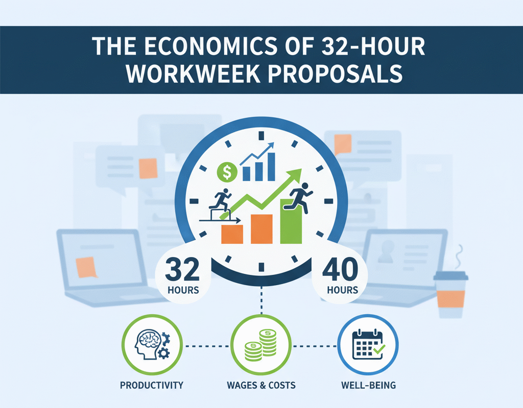 The Economics of a 32-Hour Workweek in the U.S.