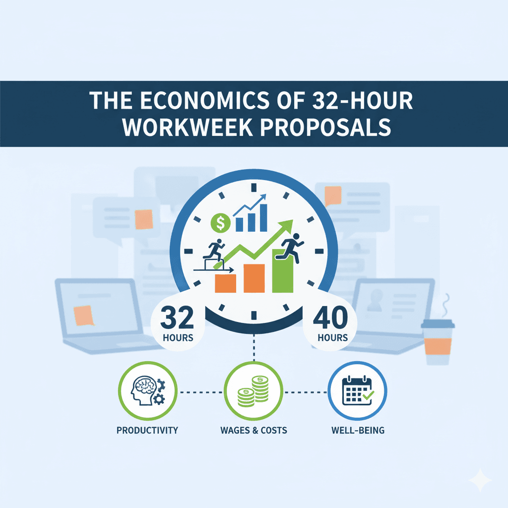 The Economics of a 32-Hour Workweek in the U.S.