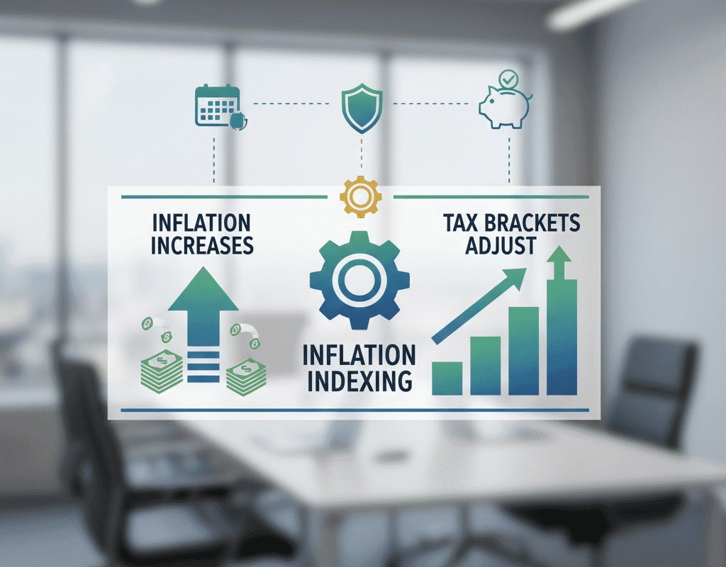 The Effect of Inflation Indexing on U.S. Tax Brackets