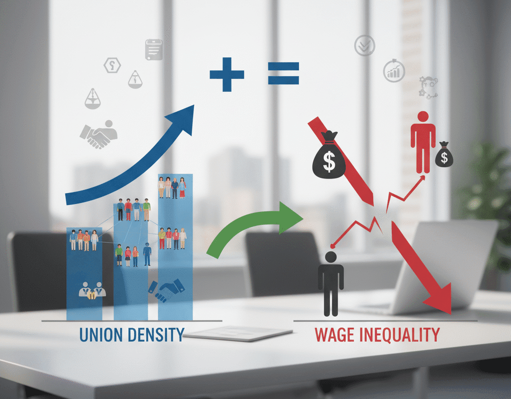 The Link Between Union Density and Wage Inequality