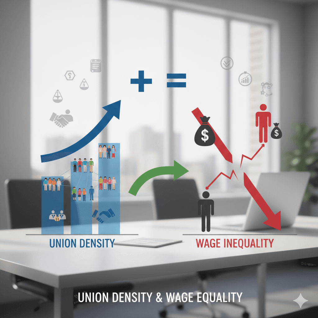 The Link Between Union Density and Wage Inequality