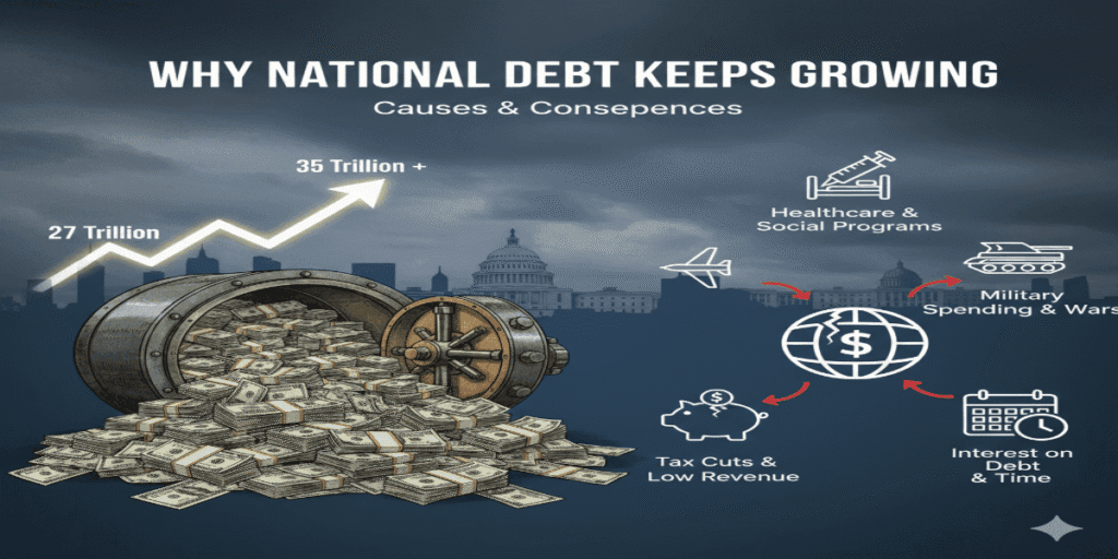 Why the U.S. National Debt Keeps Growing
