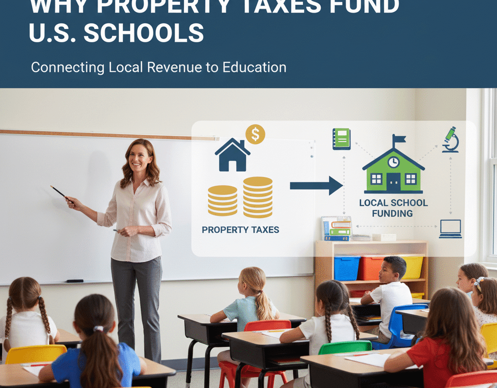 Why Property Taxes Fund U.S. Schools