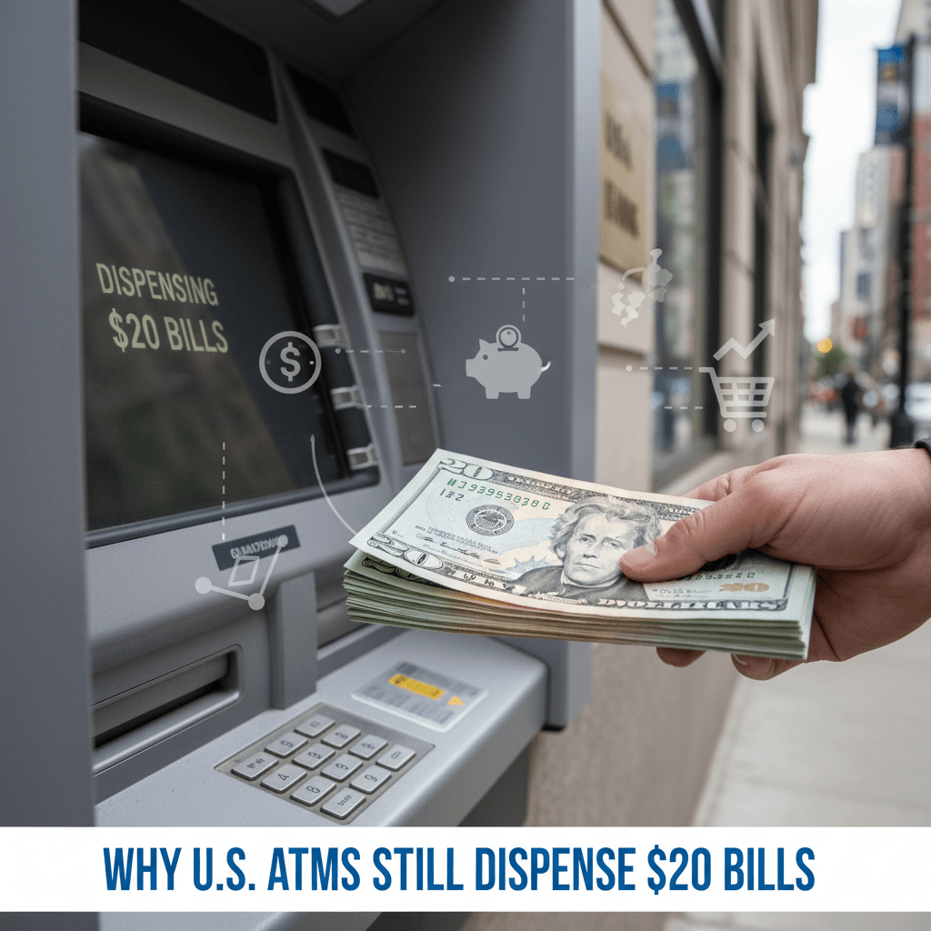 Why U.S. ATMs Still Dispense $20 Bills