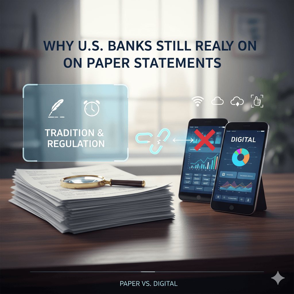 Why U.S. Banks Still Rely on Paper Statements