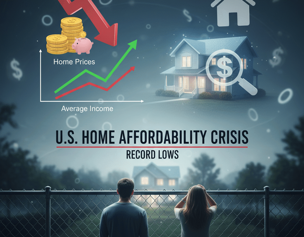 Why U.S. Home Affordability Hits Record Lows