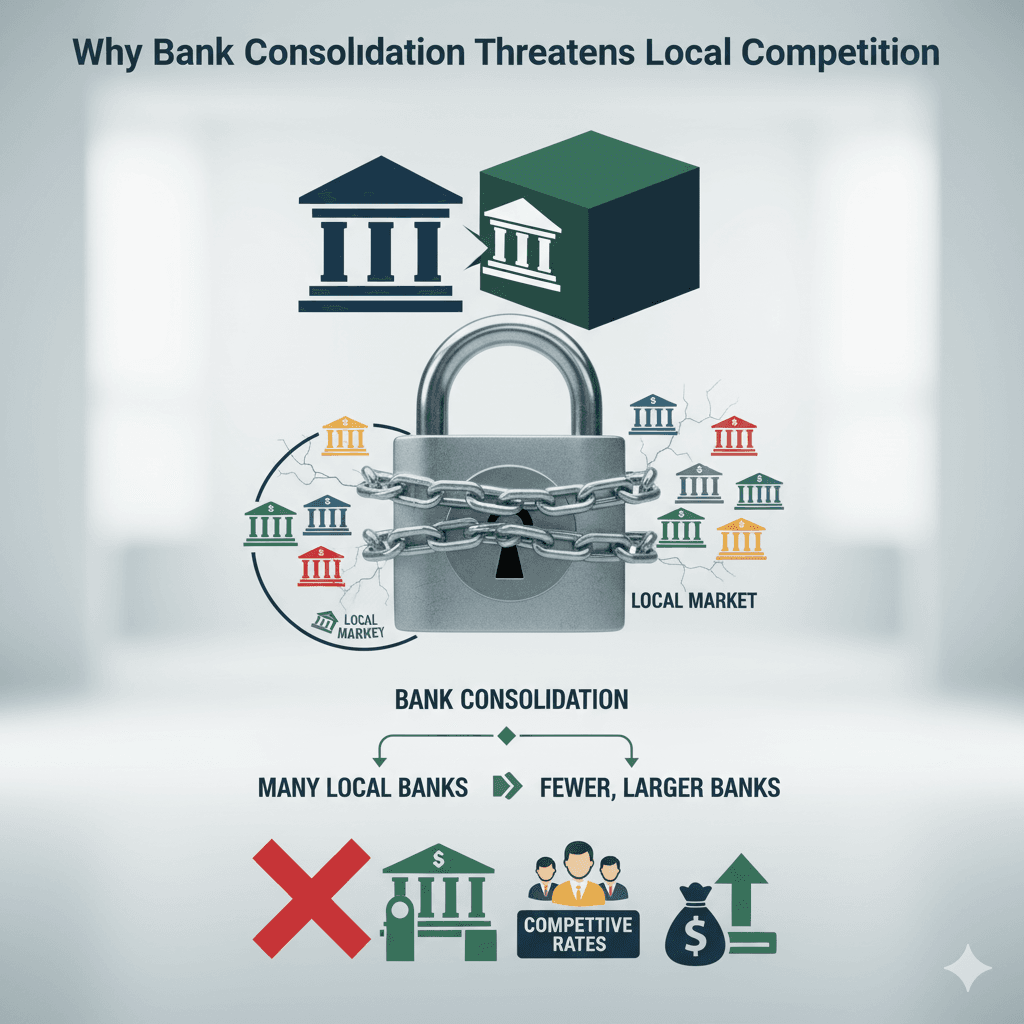 Why Bank Consolidation Threatens Local Competition