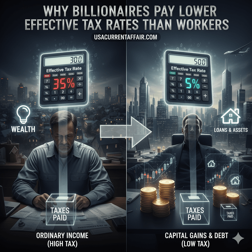 Why Billionaires Pay Lower Effective Tax Rates