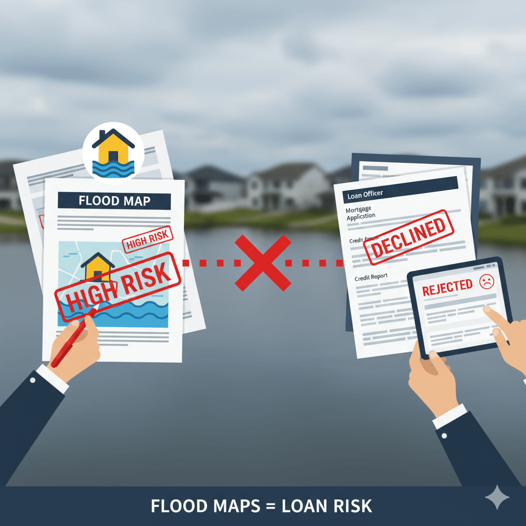 Why Flood Maps Impact Home Loan Approvals