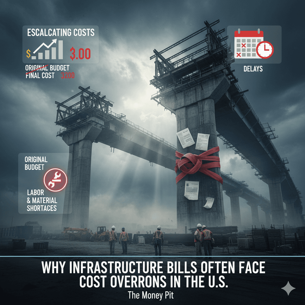 Why U.S. Infrastructure Bills Often Face Cost Overruns